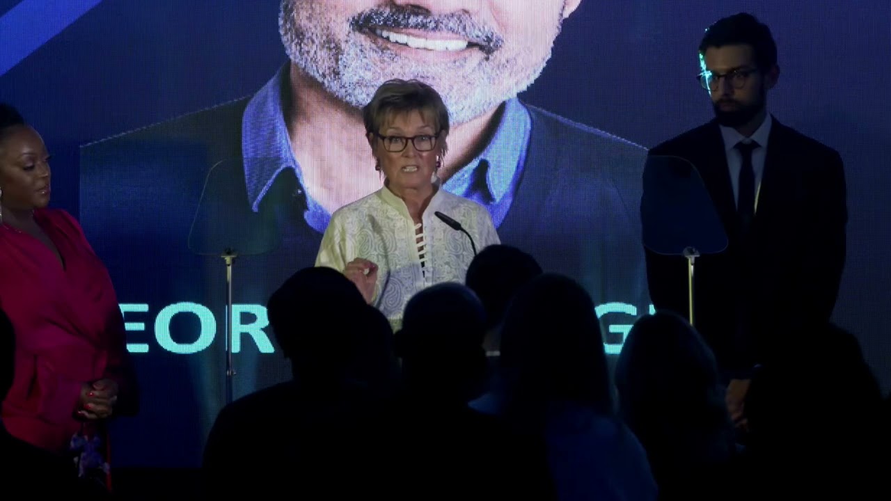 Frances Robathan's moving tribute to the late George Alagiah | 2023 Award for Services to Journalism