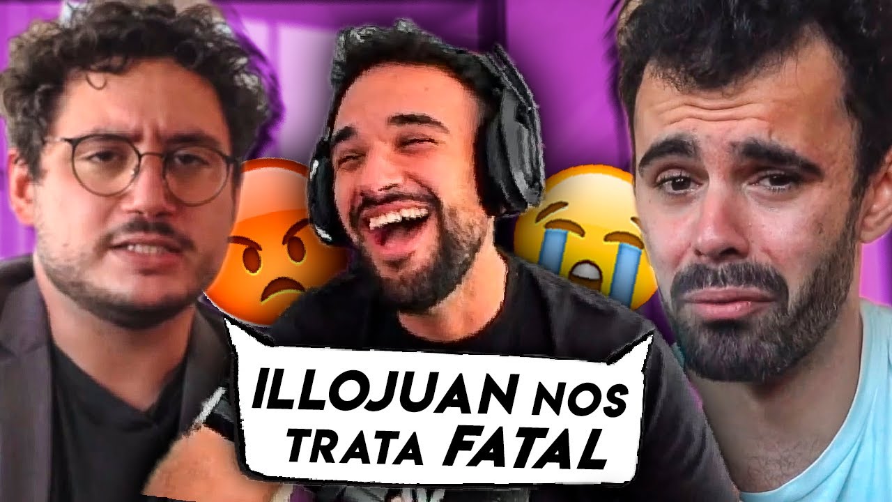 ILLOJUAN reacciona a los insultos de ANDRÉS y DARIO en su entrevista de GIANTS
