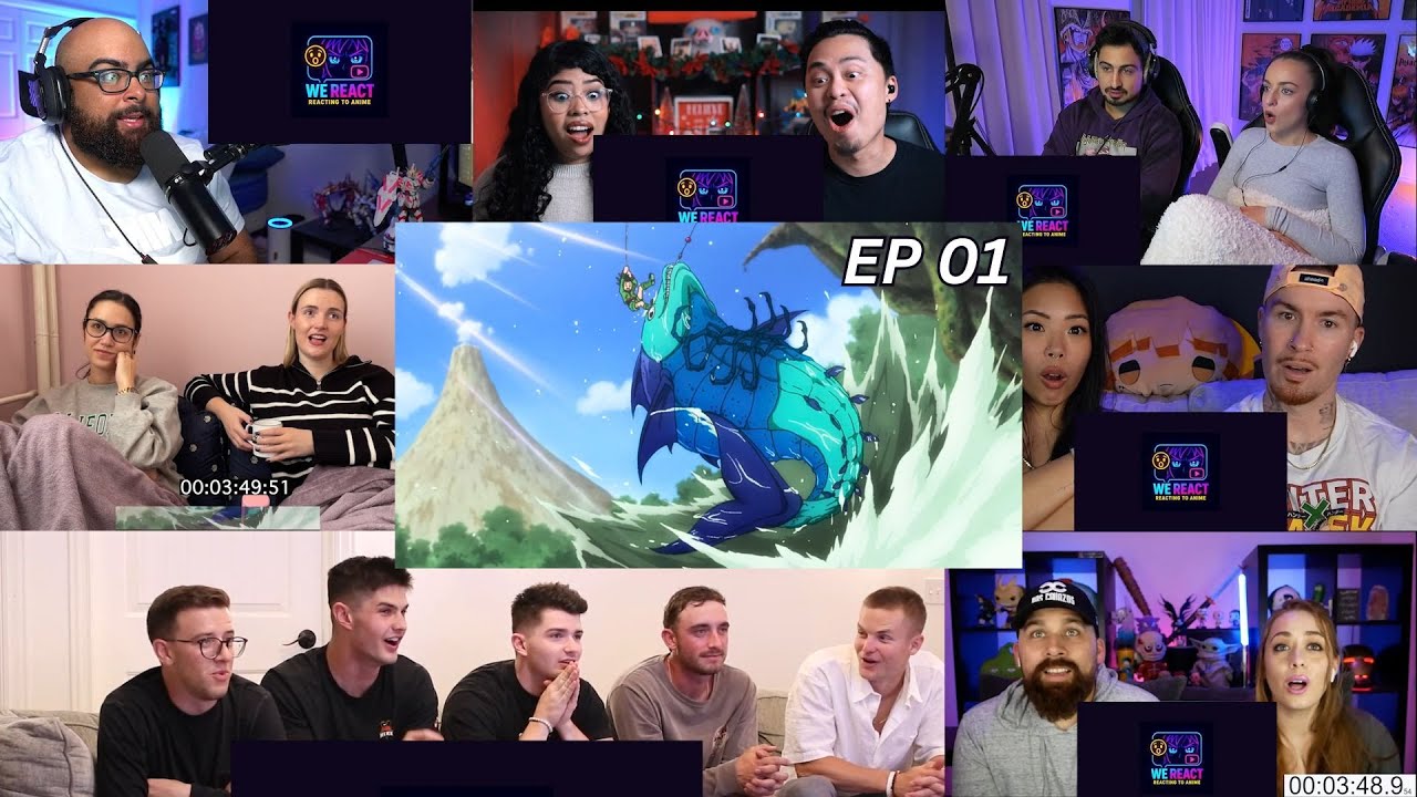 Hunter x Hunter Episode 01 | Reaction Mashup #anime #hunterxhunter  #animereactionmashup