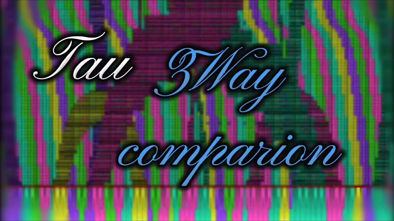 [Black MIDI] Tau the song 6,283,184 notes! / 3 Way comparion