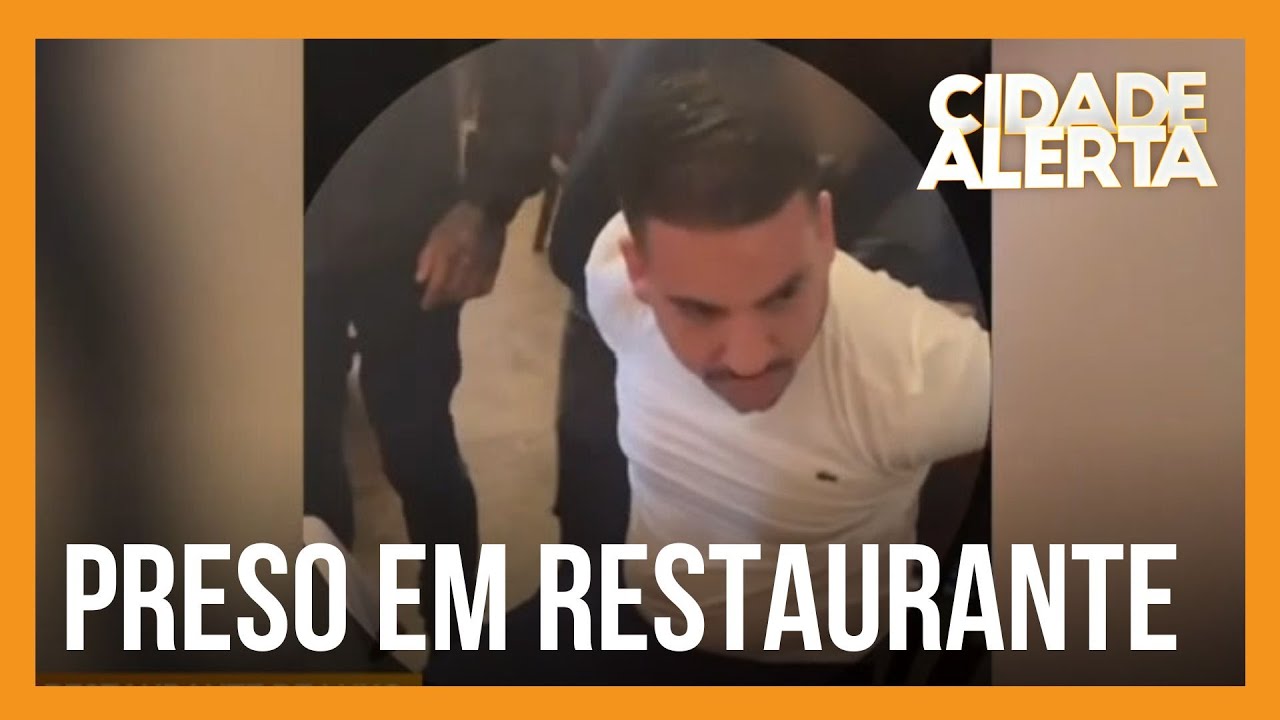Chefe de facção criminosa é preso enquanto almoçava com a família em restaurante de luxo
