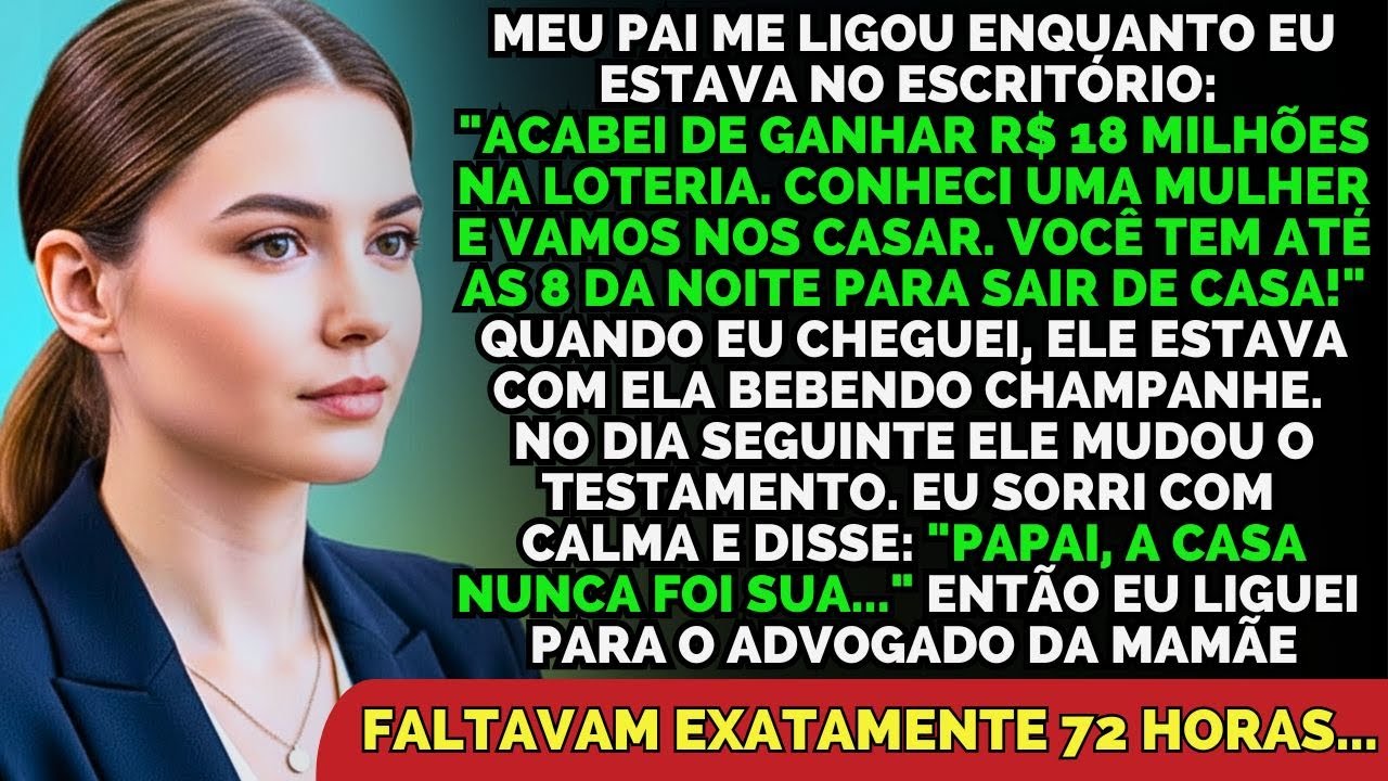 Meu Pai Ganhou 18 Milhões Na Loteria E Me Expulsou. Em 72 Horas, Ele Perdeu Tudo