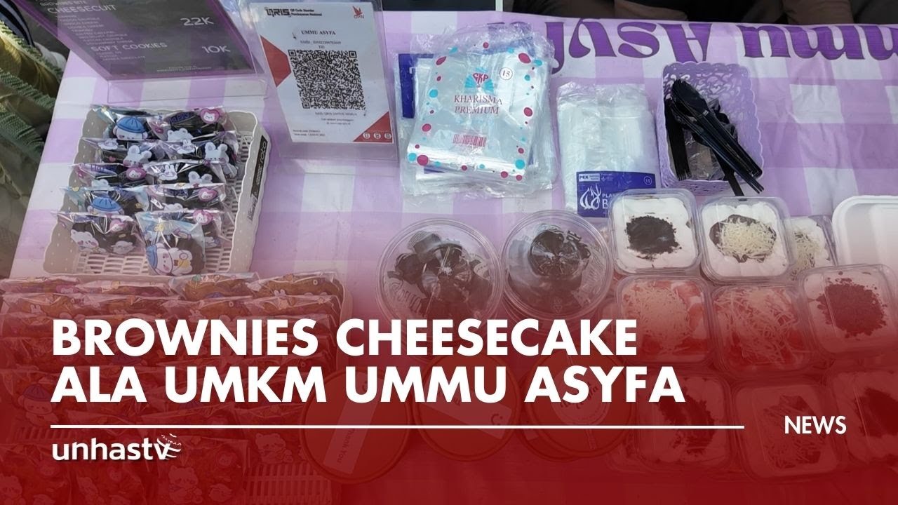 Чизкейк-брауни в стиле UMKM от Ummu Asyfa оживляет CFD Unhas