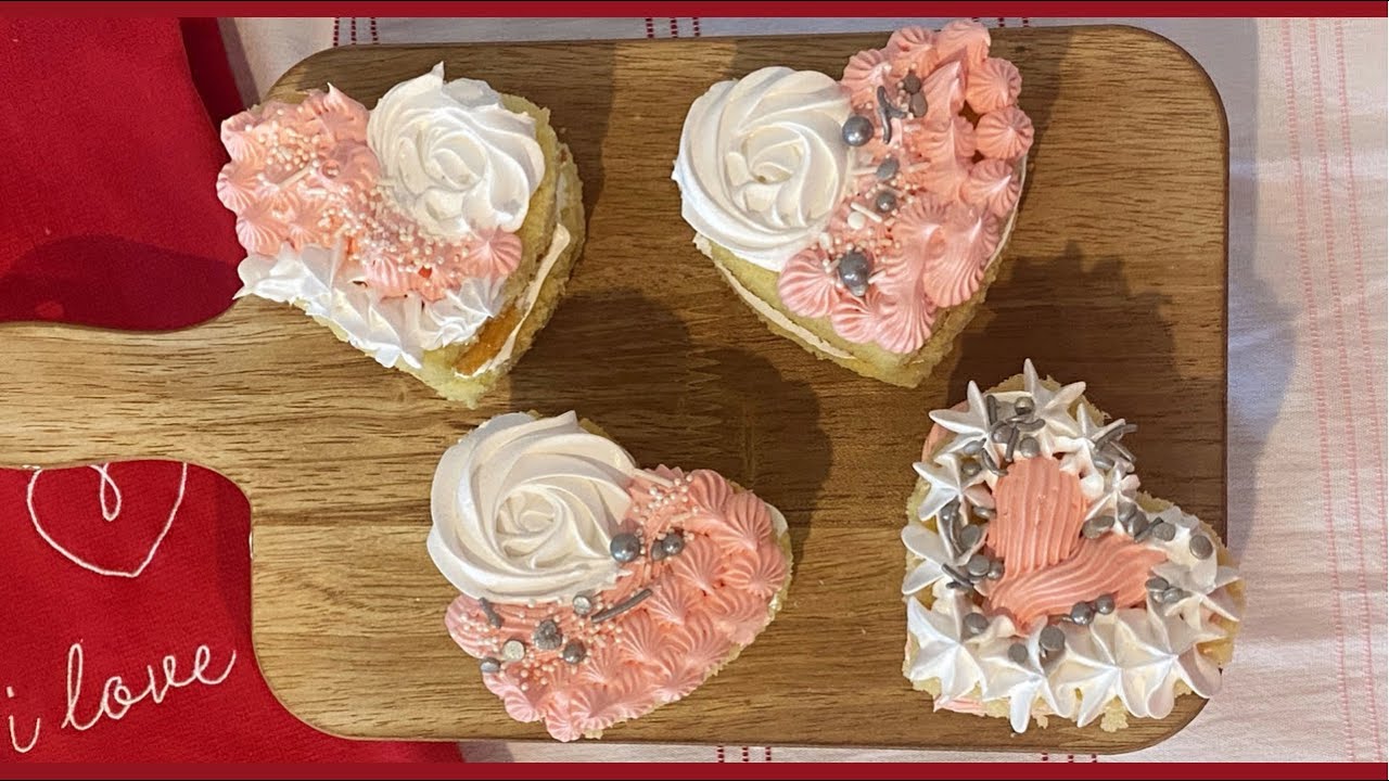 Pastelitos para San Valentin ❤️ | Mini Pastelitos para el  14 de febrero | Idea para mini Pastelitos