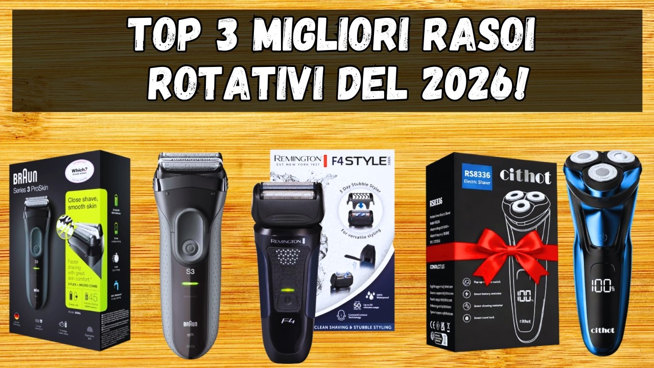 ⛔ TOP 3 MIGLIORI RASOI ROTATIVI DEL 2026!!! (MIGLIORI PREZZI!!!)