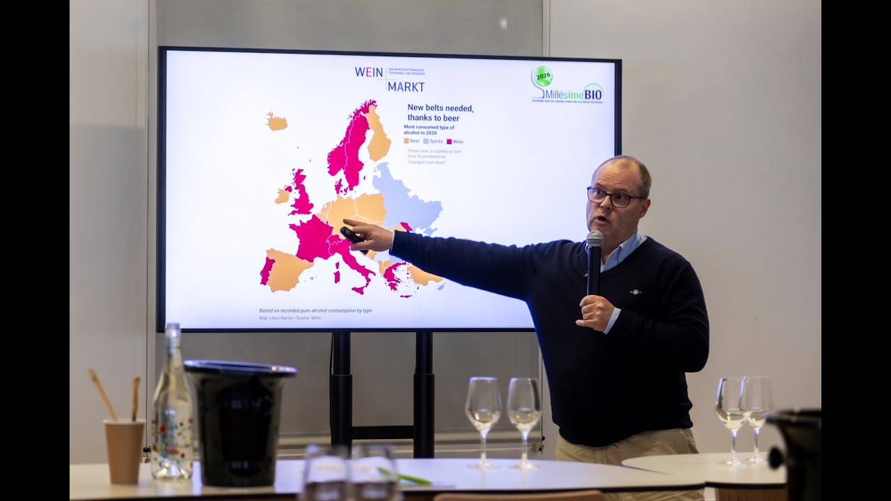 Jan BERTRAM, WeinMarkt, masterclass Organic wines fit for the German market