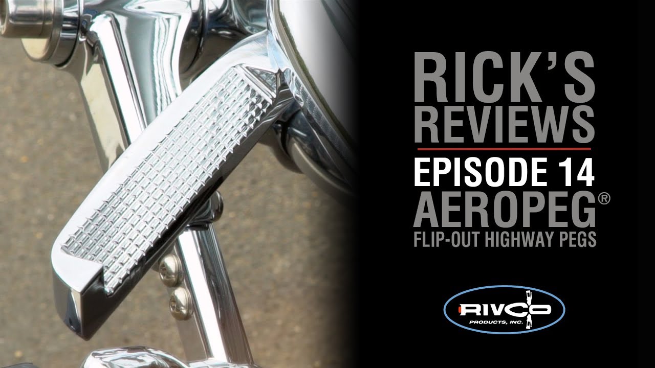 Rivco Aeropeg® Flip-Out Highway Pegs | Rick's Reviews Episode 14 | WingStuff.com