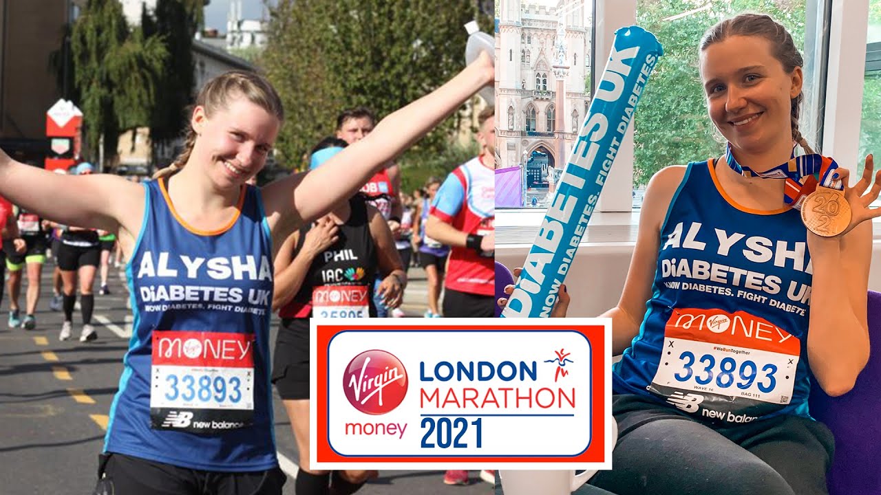 RUNNING THE LONDON MARATHON 2021 AFTER 2.5 YEARS WAITING FOR DIABETES UK *EMOTIONAL* | LYSHALOMAS