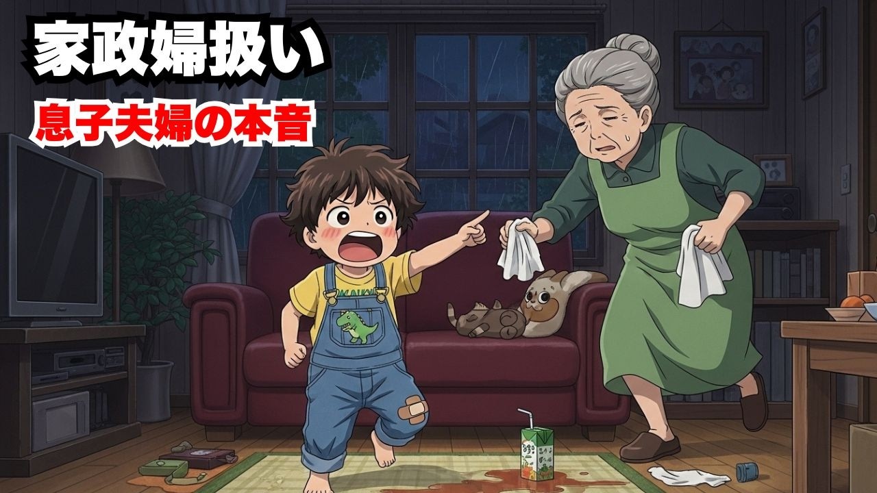 「使い倒せばいいｗ」家政婦扱いする息子夫婦に送った本音LINEの結末
