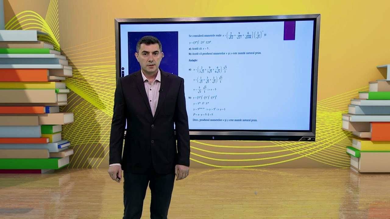 TeleŞcoala: Matematică clasa a VIII-a – Operaţii cu numere reale (@TVR2)