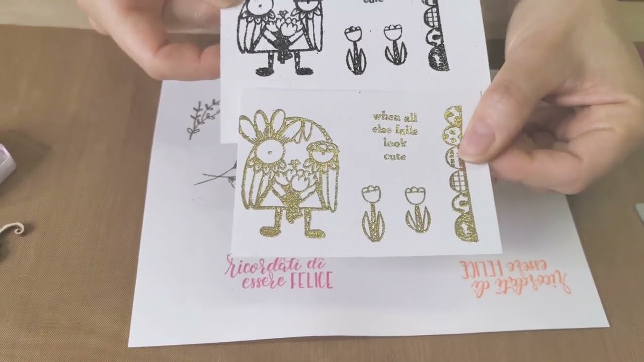 tutorial embossing a caldo