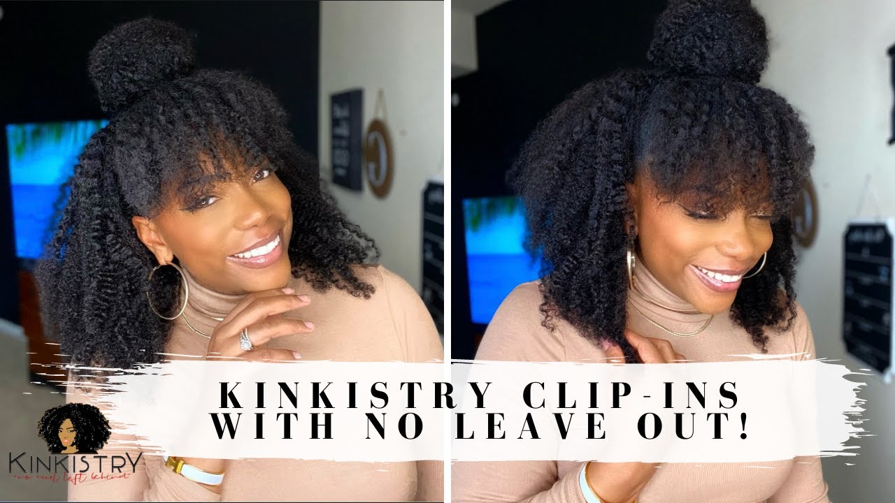 KINKISTRY HAS DONE IT AGAIN | HALF UP HALF DOWN WITH A BANG AND NO LEAVE OUT!!