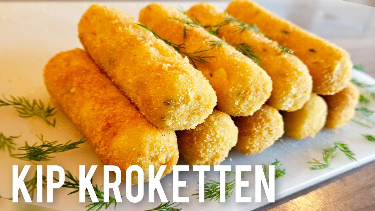 Surinaamse Kip Kroketten recept hoe maak je kip kroketten|how to make chicken croquettes|