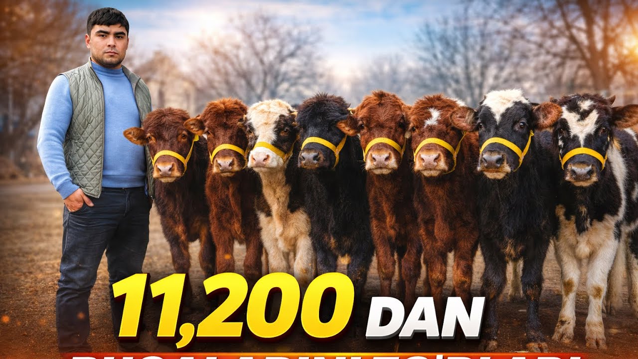 😱11.200 DAN BUQALARNI ZO’RLARI SOTUVDA ULGURIB QOLING🔥