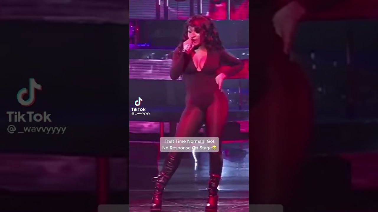 That time when Normani got no response on stage from her audience#shorts #shortsshelf #viral