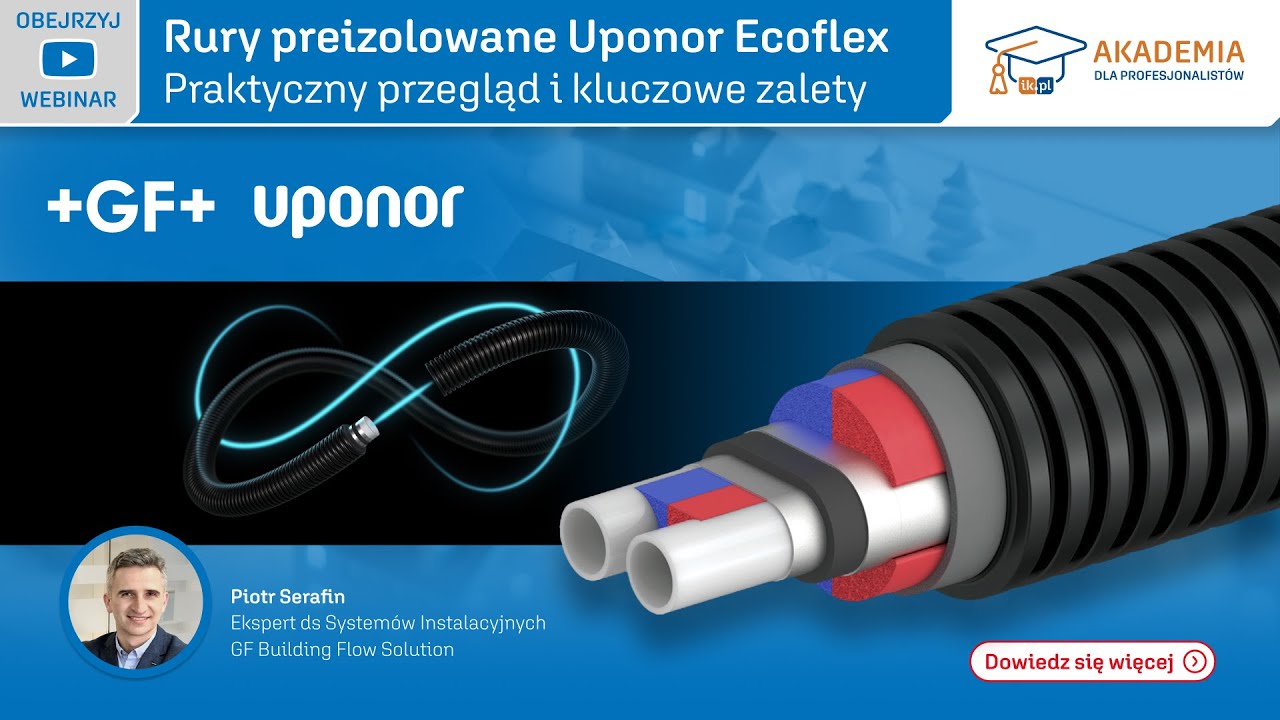 UPONOR - Rury preizolowane Ecoflex - Praktyczny przegląd i kluczowe zalety