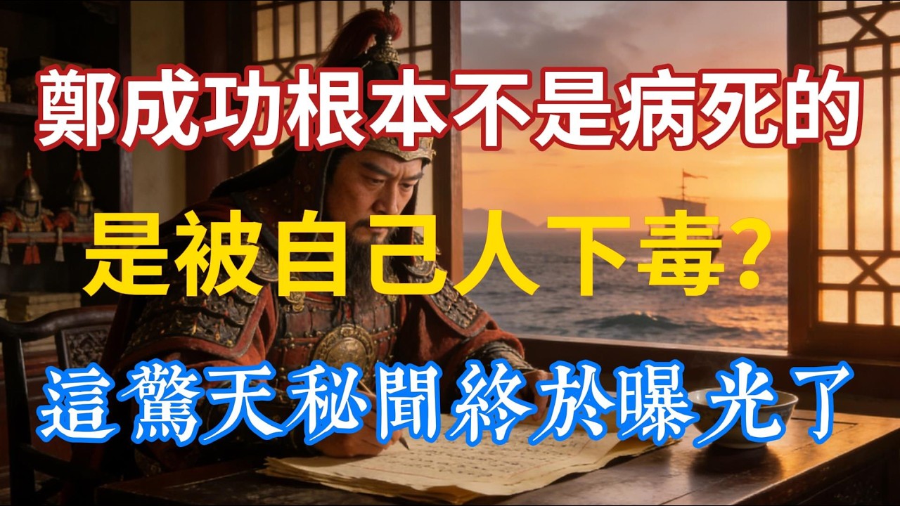 鄭成功根本不是病死的！是被自己人下毒？這驚天秘聞終於曝光了！
