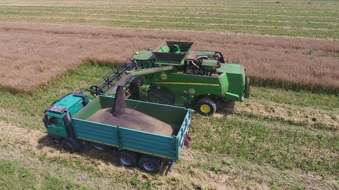 LÉTO S KOMBAJNY JOHN DEERE + TATRA 815 / SUMMER HARVEST.
