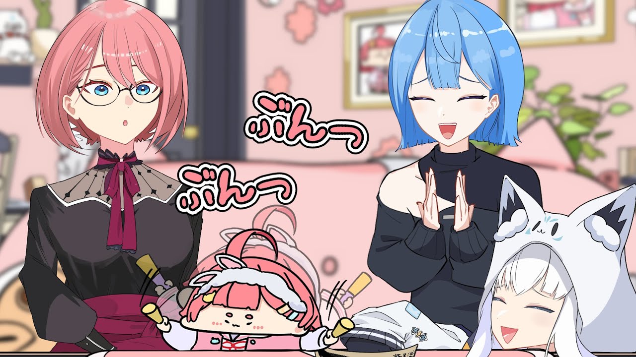【手描き】何度やってもゲームのルールが分からない赤ちゃん【さくらみこ/白上フブキ/星街すいせい/鷹嶺ルイ/ホロライブ切り抜き】