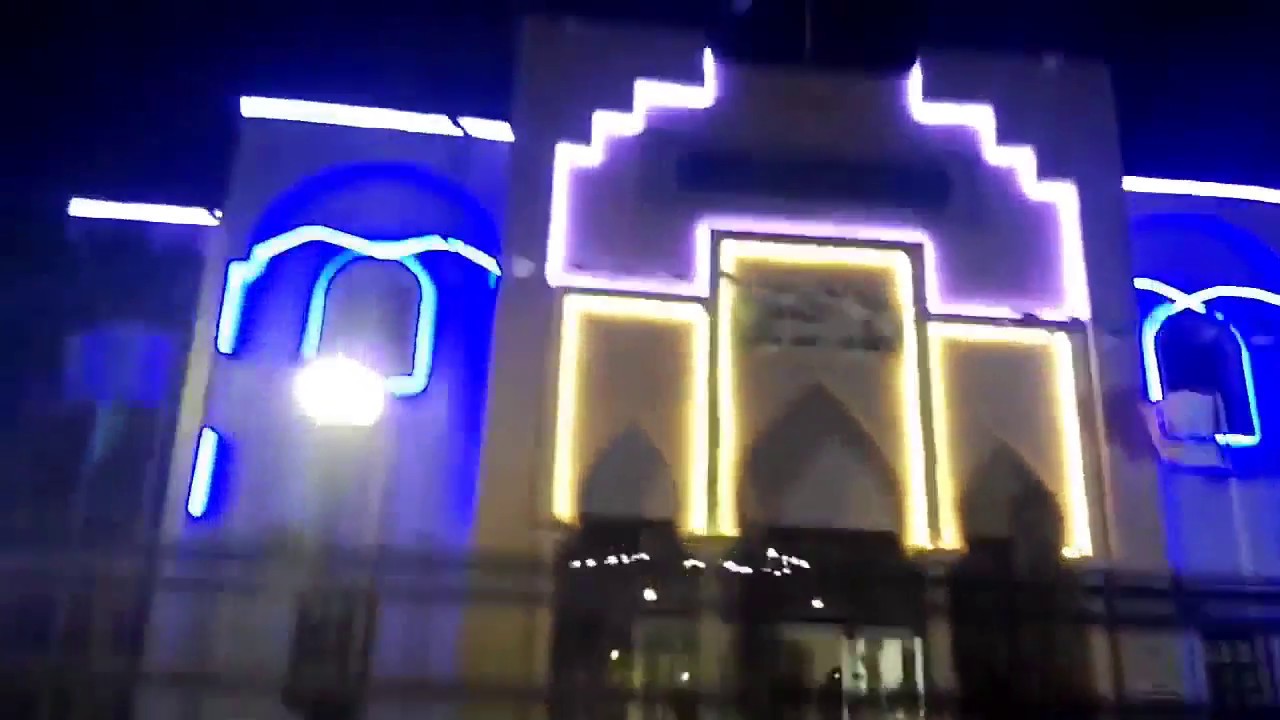 ‫   مدينة النعامة ليلا  بحلتها الجديدة فيديو