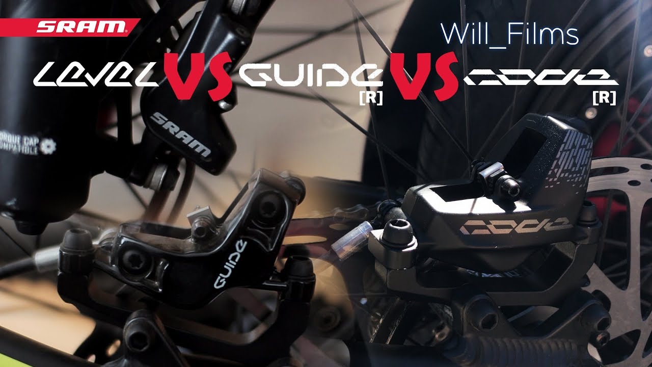 Sram Level vs Guide R vs Code R Brake Comparison