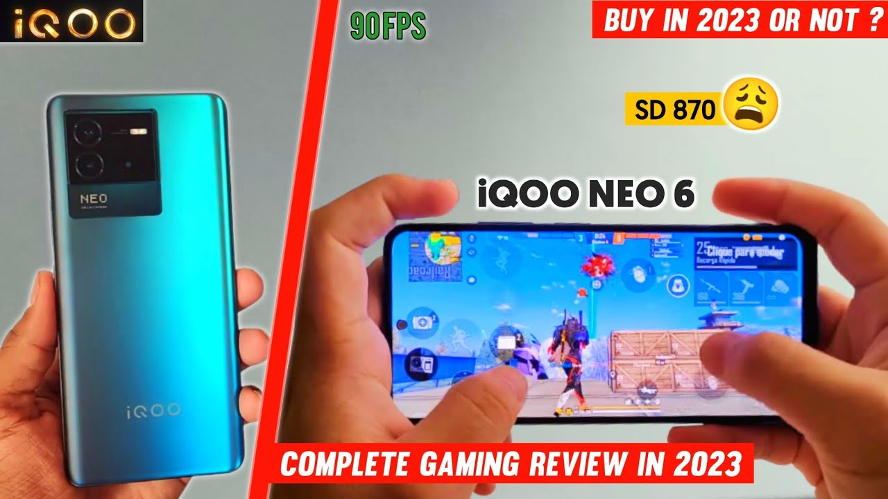 iQOO NEO 6 GAMING TEST IN 2023⚡ iQOO NEO 6 FREE FIRE GAMEPLAY, FF TEST| BEST GAMING PHONE UNDER 25K?