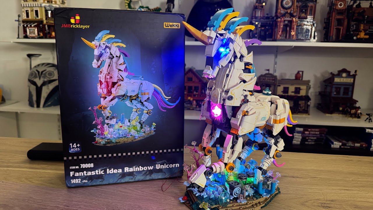 Rainbow Unicorn 70008 @JMBricklayer