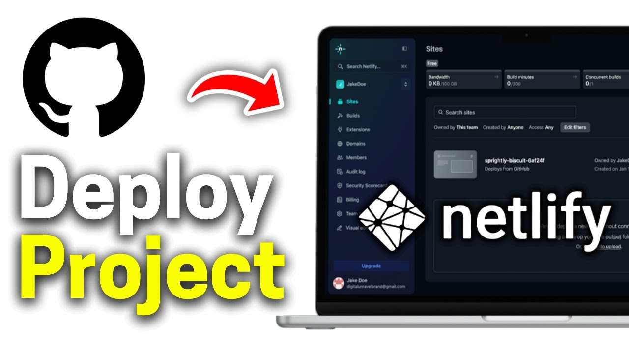 How To Deploy Github Project on Netlify (2025)
