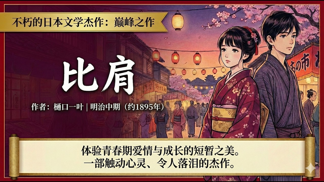 曾让全日本落泪的“青春残酷物语”：在红灯区旁长大的少男少女，如何面对必须放弃初恋的宿命？ 繁：【比肩】曾讓全日本落淚的「青春殘酷物語」：在紅燈區旁長大的少男少女，如何面對必須放棄初戀的宿命？