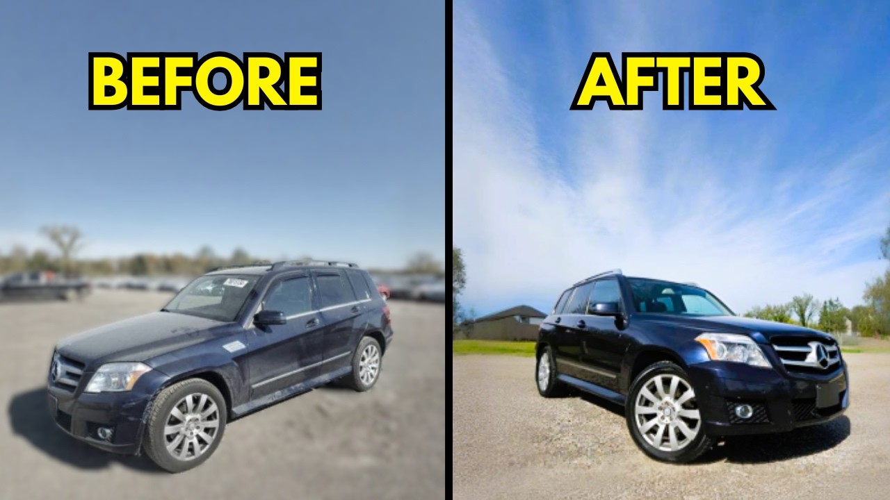 FULL BUILD - BUILDING AND FIXING THE NEGLECTED MERCEDES GLK 350 FROM AUCTION TO SALE!