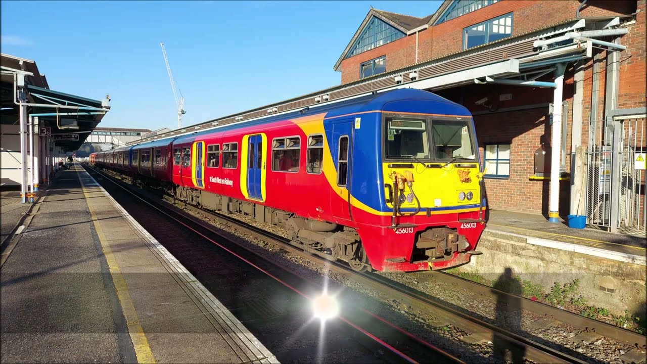 *LONG GONE* | Journey On SWR (Guildford-Waterloo via Epsom) | Class 456 (456021)