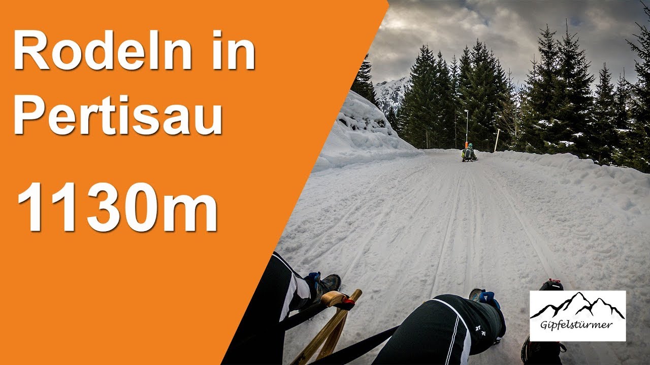 Rodelbahn Rodelhütte Pertisau, Pertisau am Achensee am 11.02.2018