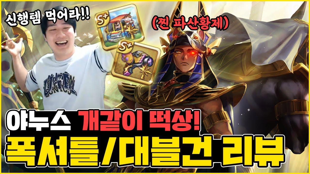 절대 안쓰겠다고 했던 야누스 떡상시킨 신행템 2종 리뷰 [폭셔틀, 대블건]