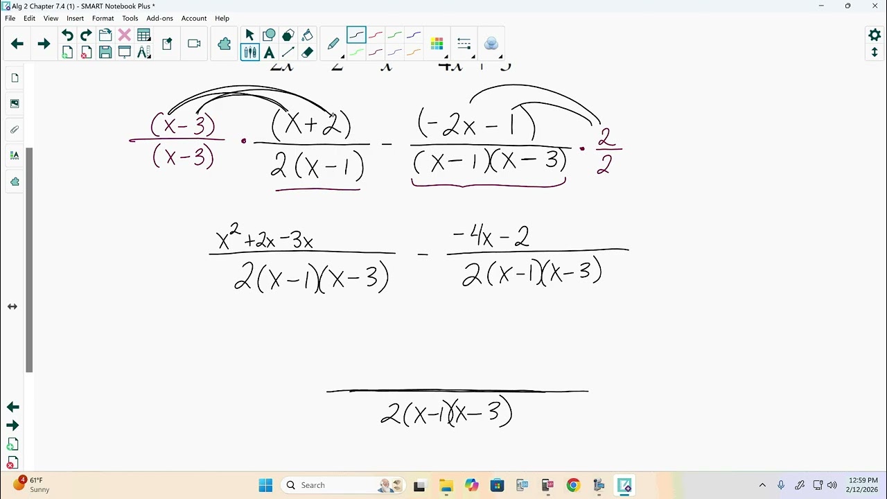 Algebra 2 Chapter 7.4 (1c)