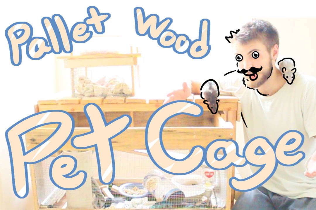 Sliding Pet Cage made with Pallet Wood