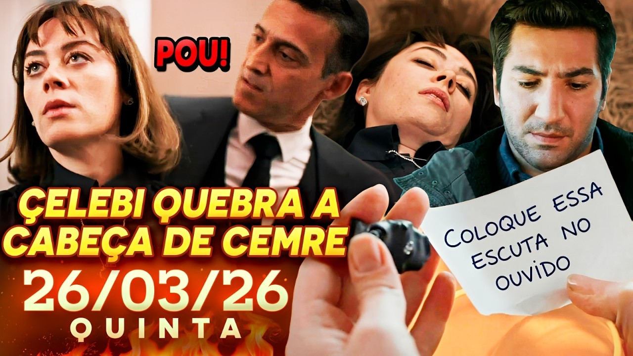 Chamas do Destino - (26/03/26) Cap&iacute;tulo de hoje, Quinta-Feira l Cap&iacute;tulo 59, Record TV, Alev Alev.