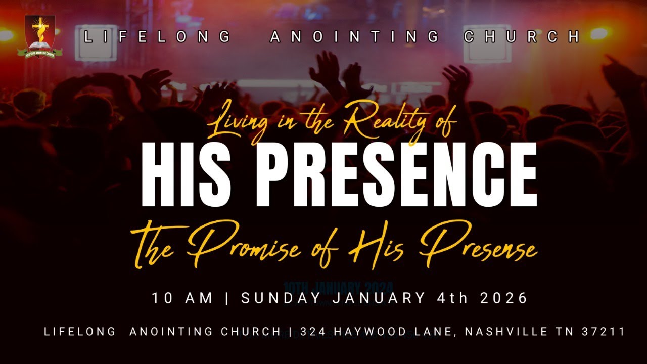 The Promise of His Presence | Sunday Service at Lifelong Anointing w/ Pastor Otuno 📱