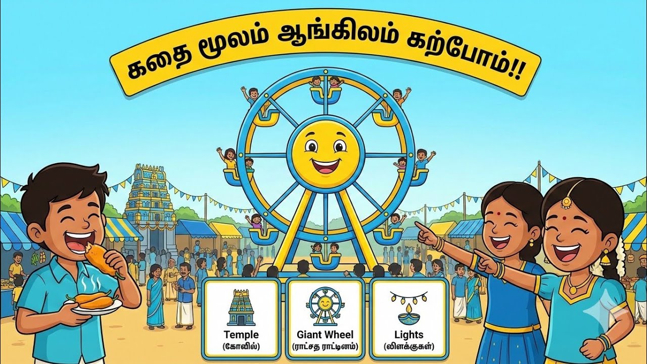 கதை மூலம் ஆங்கிலம் கற்போம்! | Spoken English in Tamil. 