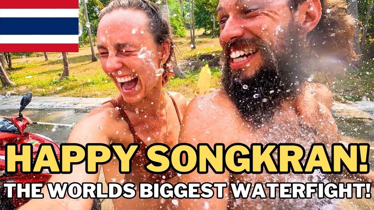 The BEST Songkran Celebration! - Koh Phangan - Travel Thailand 2023 - เทศกาลสงกรานต์ประเทศไทย