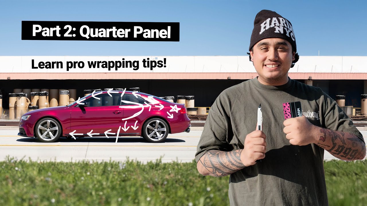 Audi S5 Wrap! Part 2: Quarter Panel