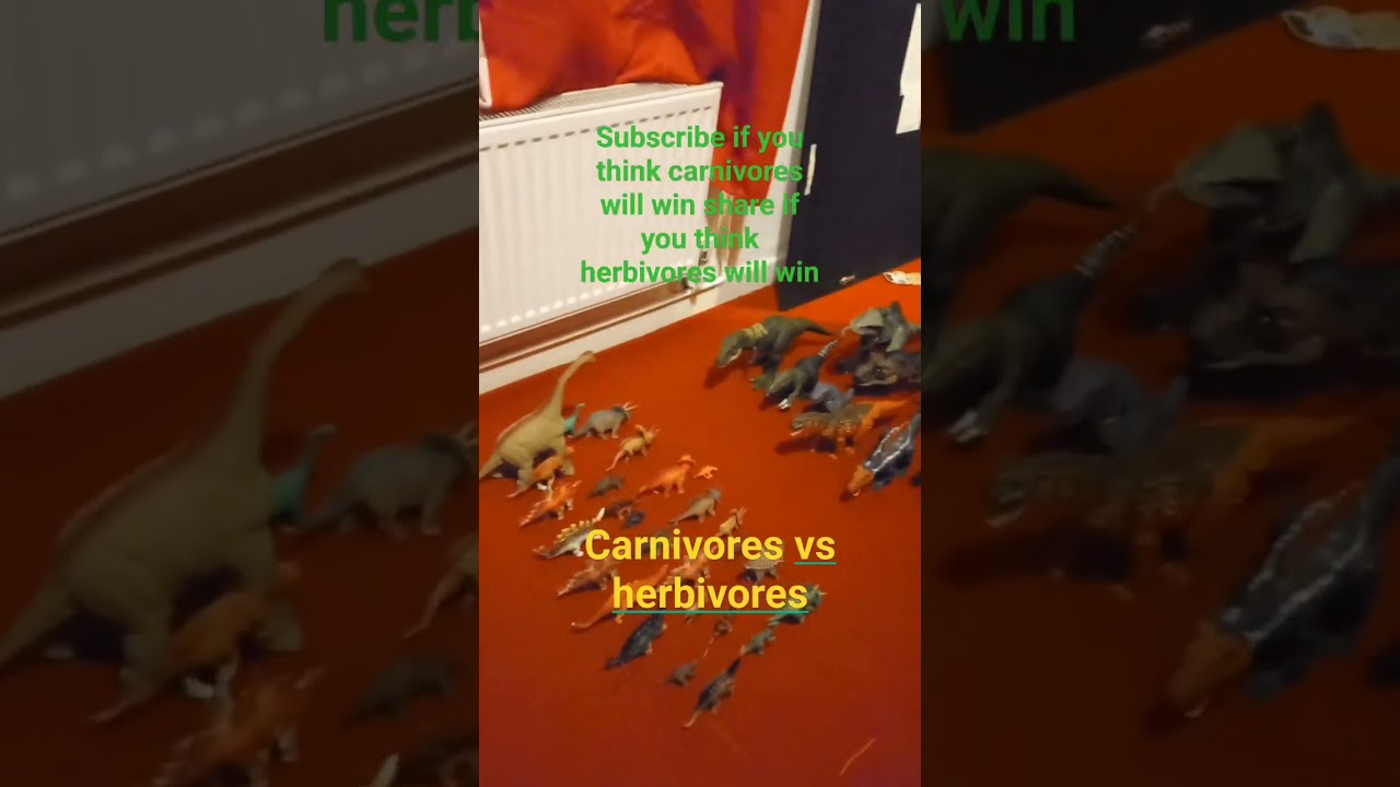 Carnivores vs herbivores #dinosaurs #war #herbivores #carnivore #vs #legendary