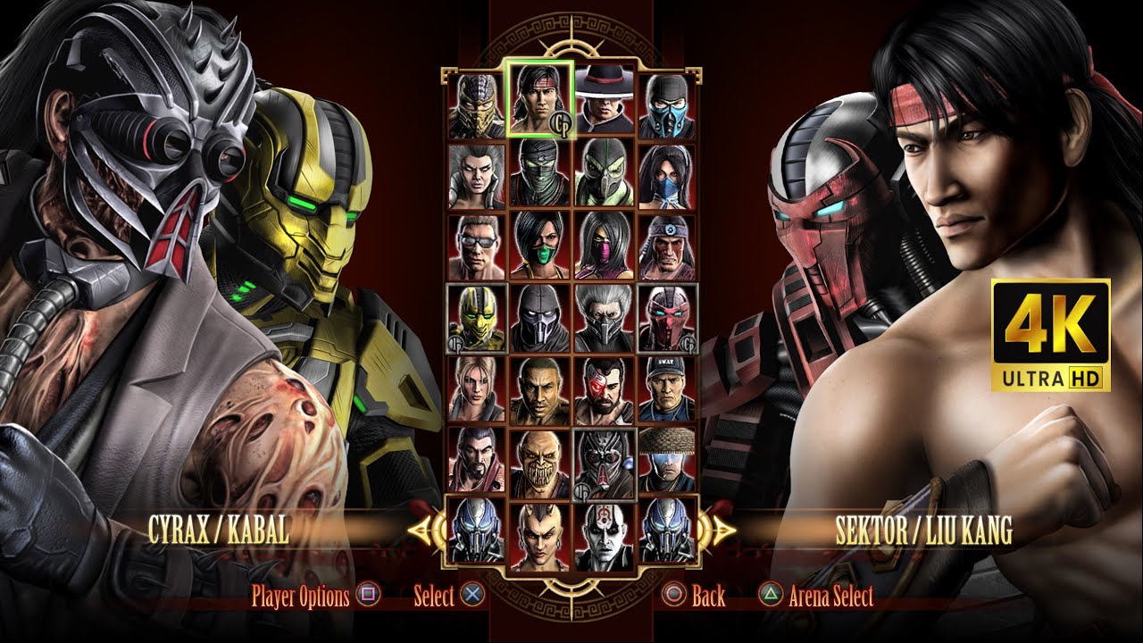 Игра за Cyrax & Kabal в Mortal Kombat Komplete Edition на PS3 Expert в 4К