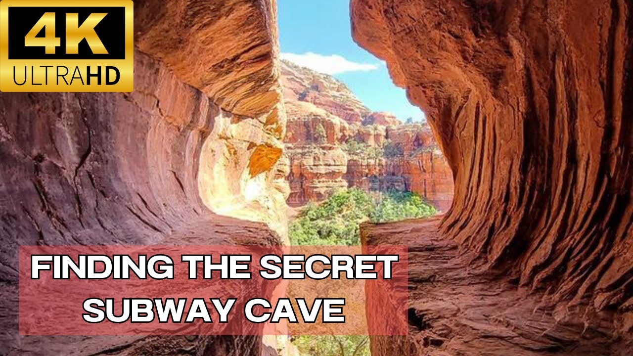 SECRET SUBWAY CAVE in Boynton Canyon Trail, Sedona- Virtual Walking Tour [4K]