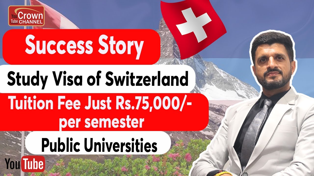 Study in Switzerland for Just Rs 75,000 | Without IELTS, Interview | Switzerland Study Visa Success