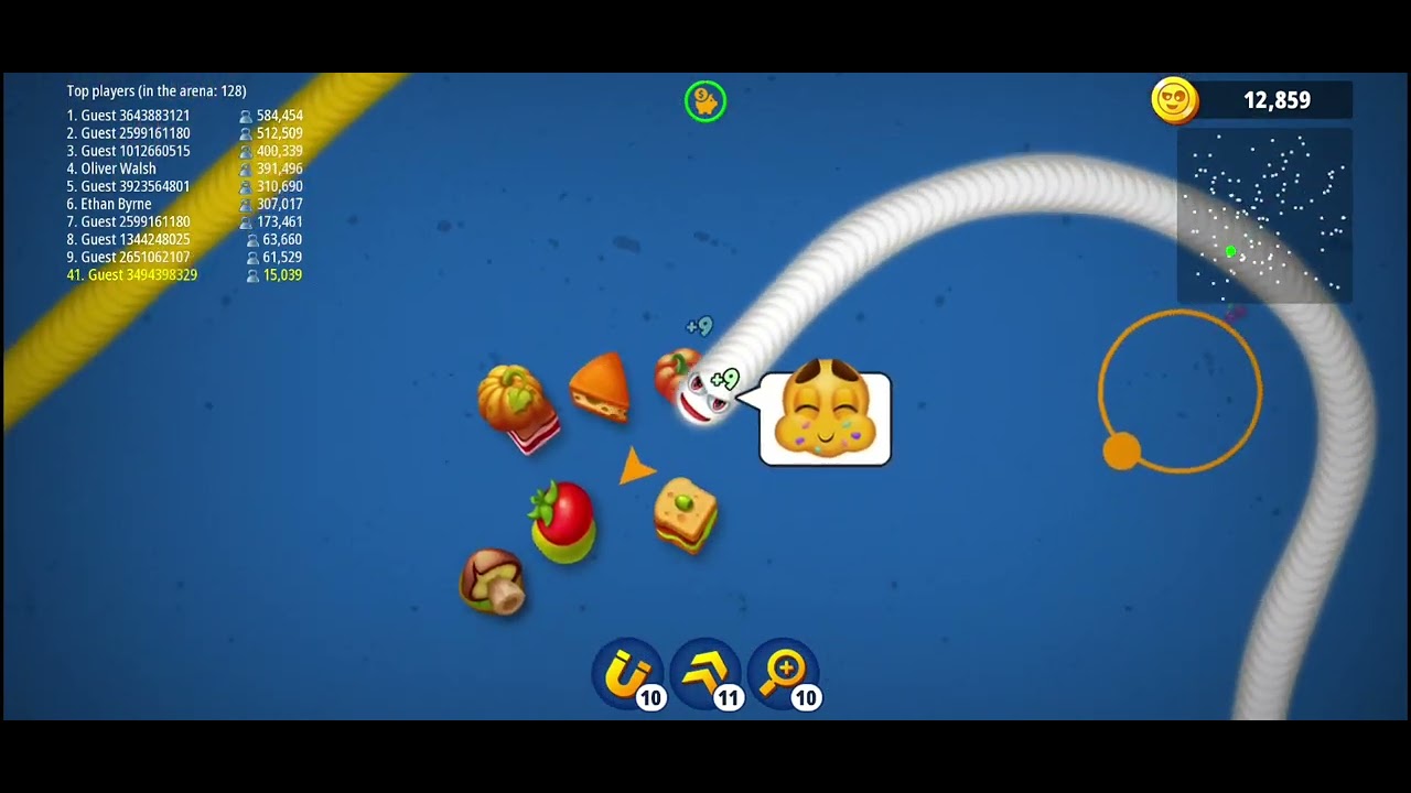 Wormzone mobile game