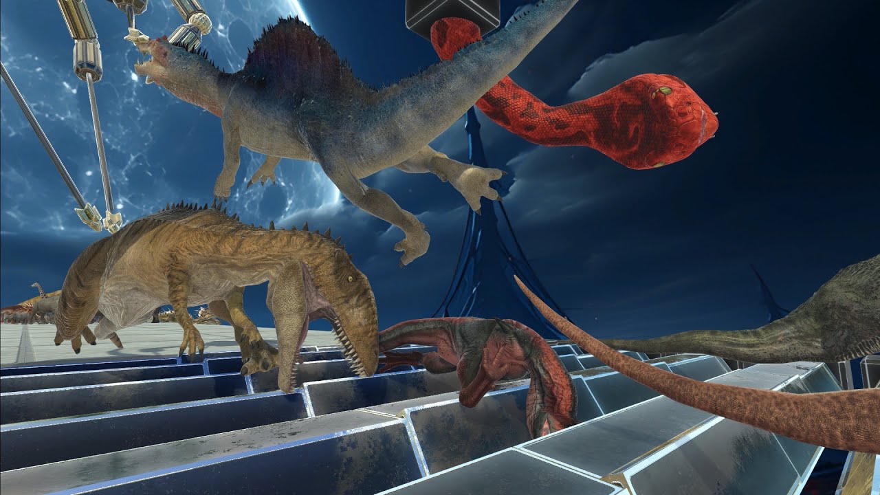 Dinosaurs on a conveyor belt - ARBS
