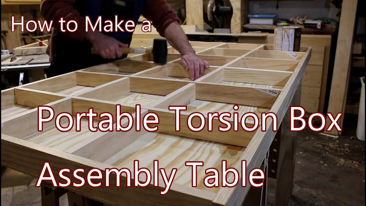 How to Make a Portable Torsion Box Assembly Table