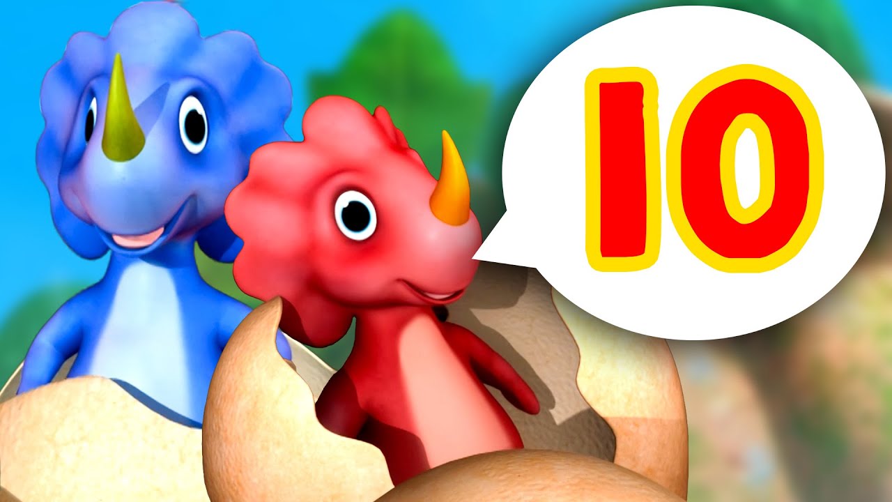 Dino Song Compilations! 🦖 10 Little Dinosaurs + More