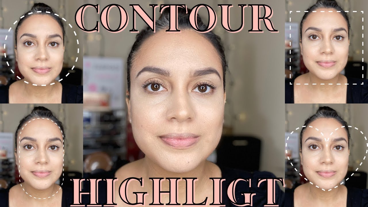 HOW TO CONTOUR AND HIGHLIGHT DIFFERENT FACE SHAPES
