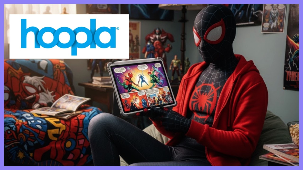 Как читать ЦИФРОВЫЕ КОМИКСЫ БЕСПЛАТНО? | Hoopla
